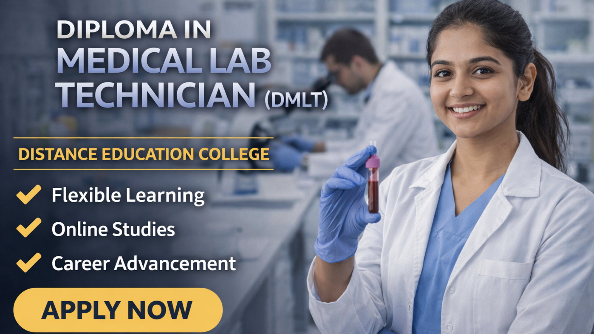Diploma in Medical Lab Technician (DMLT) Distance Education in Coimbatore